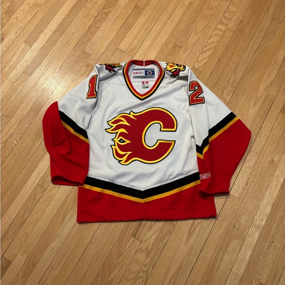 CCM Other - Jarome Iglina Calgary Flames CCM Hockey Jersey #12 Medium